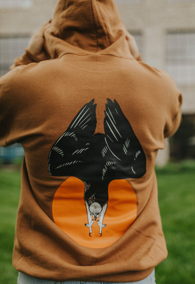 Customer photo for 996M Jerzees NuBlend Hooded Sweatshirt